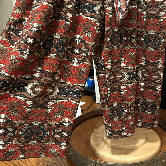 Anthropologie Greylin Macie Wide Leg Jumpsuit Tribal Print Earth Tones Southwest - Picture 7 of 16